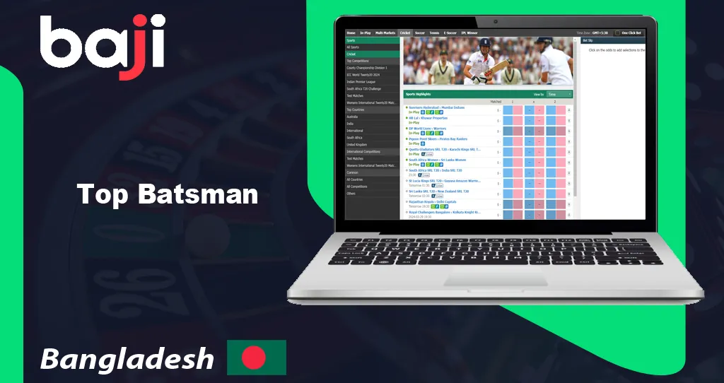 Baji online cricket betting & live cricket